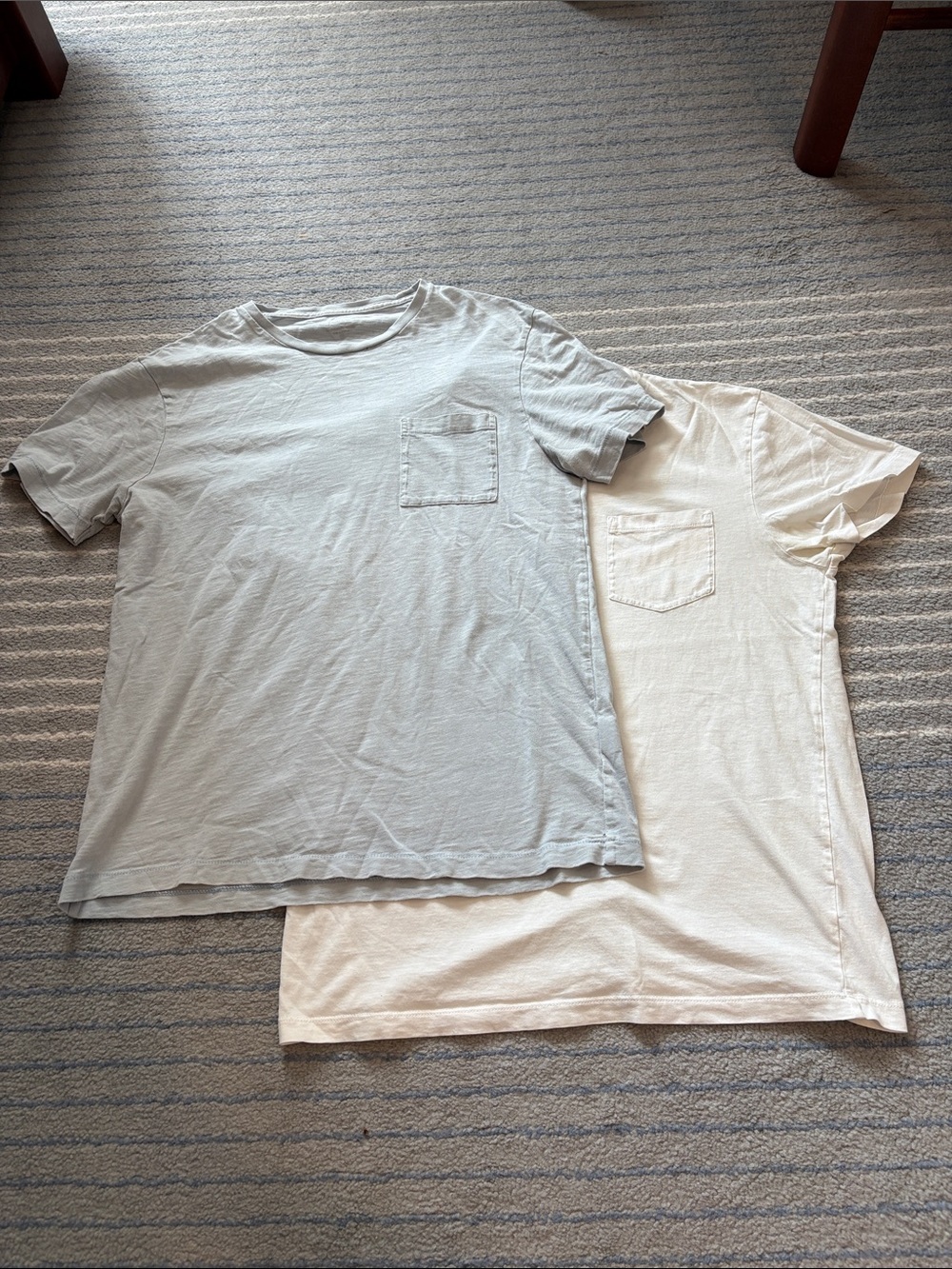 Two J Crew Pocket Tees